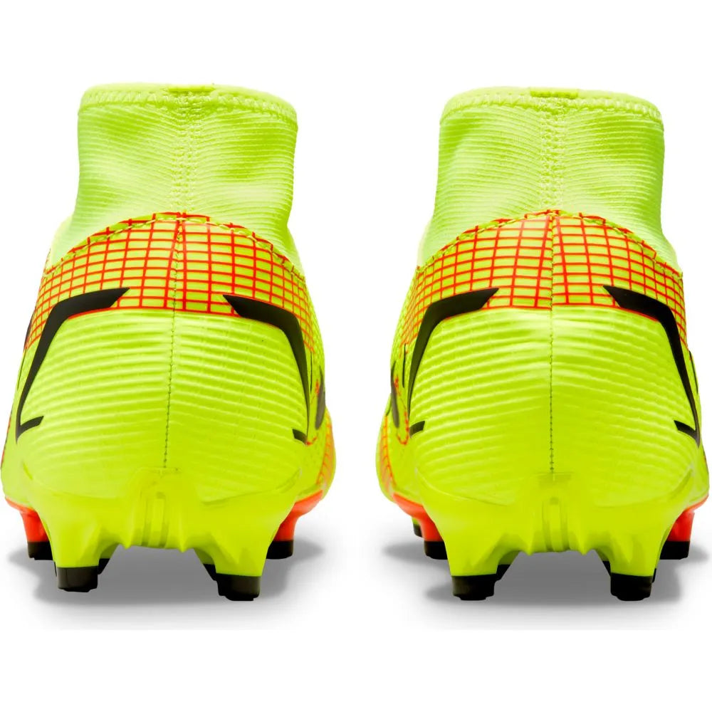 Nike Superfly 8 Academy FG-MG - Volt-Bright Crimson (Pair - Back)