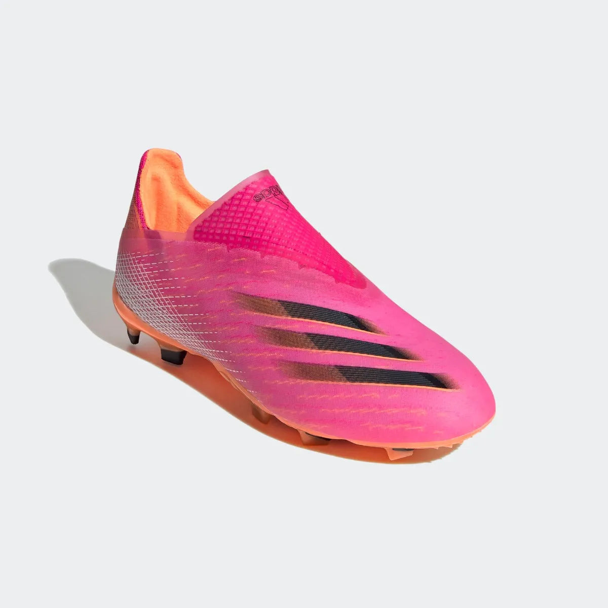 Adidas JR X Ghosted + FG - Pink-Black-Orange (Diagonal 1)