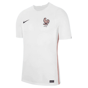 Nike France Women's EC22 (Men's Cut) Away Jersey - White-Pink Glaze (Front)