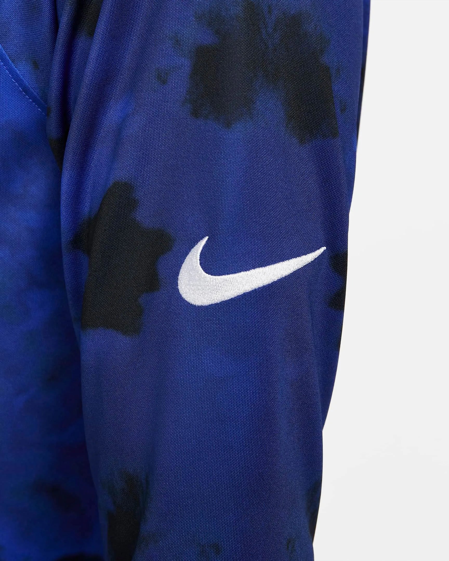 Nike 2022-23 USA Long Sleeve Away Jersey - Bright Blue-White (Detail 2)