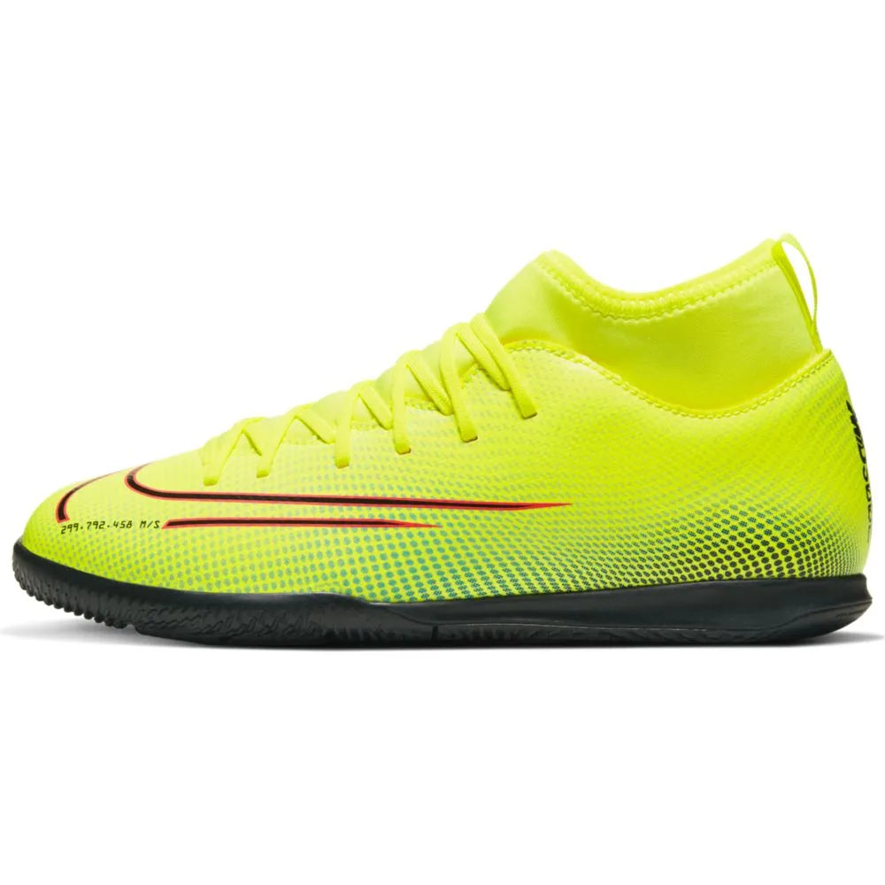 Nike JR Superfly 7 Club MDS IC - Yellow-Green