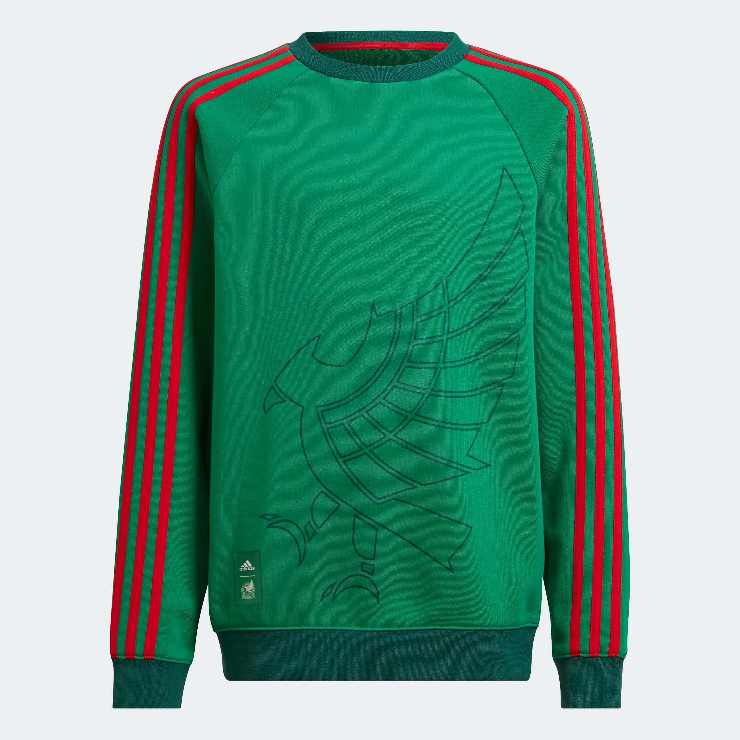 adidas 2022-23 Mexico Youth Crew Sweatshirt (Front)