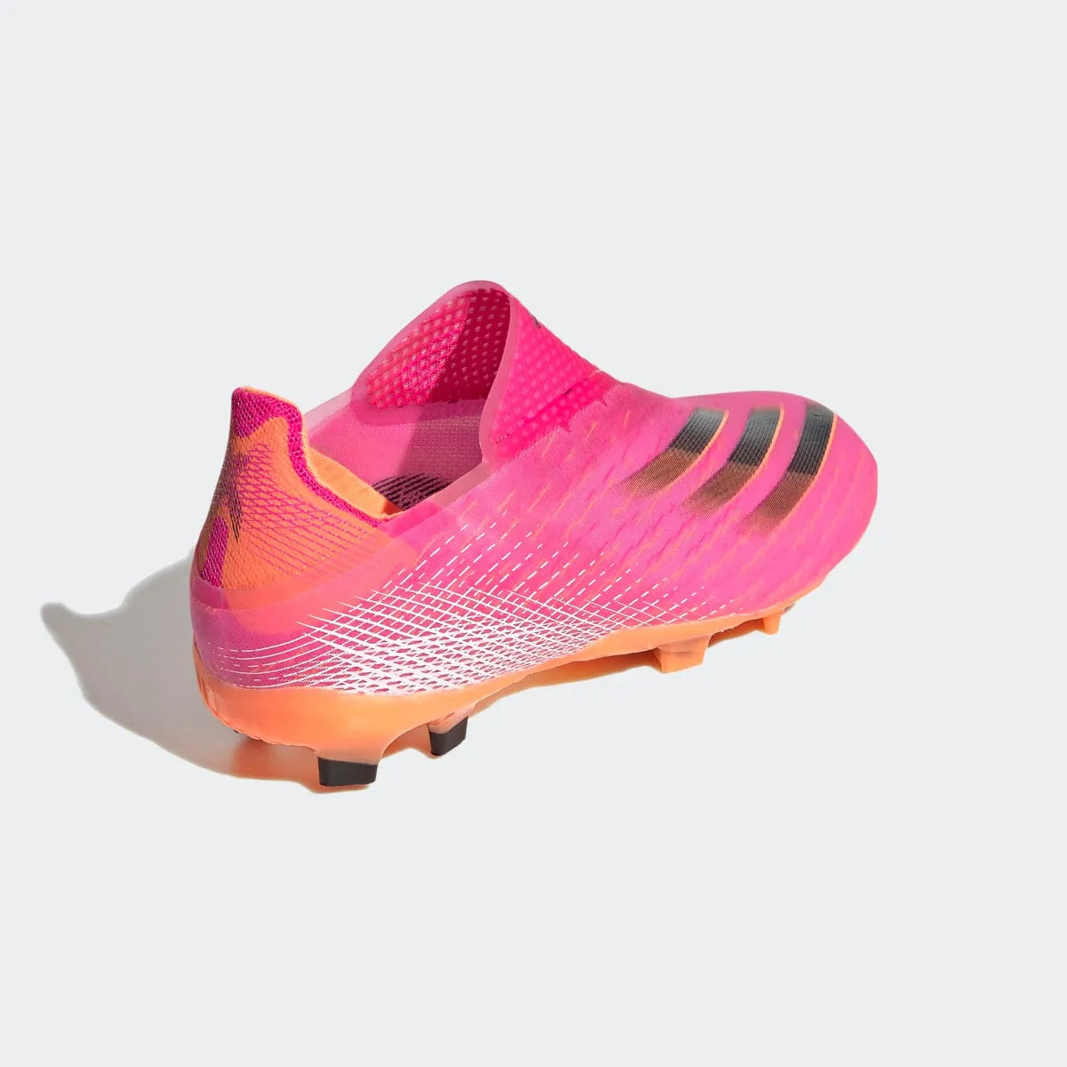 Adidas JR X Ghosted + FG - Pink-Black-Orange (Diagonal 2)