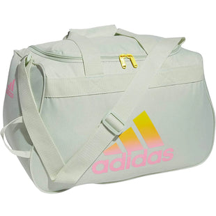 adidas Diablo Small Duffel Bag - Linen Green-Bliss Pink (Front)