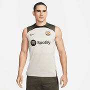 Nike 2023-24 Barcelona Men's DF Sleeveless Strike Top (Model - Front)