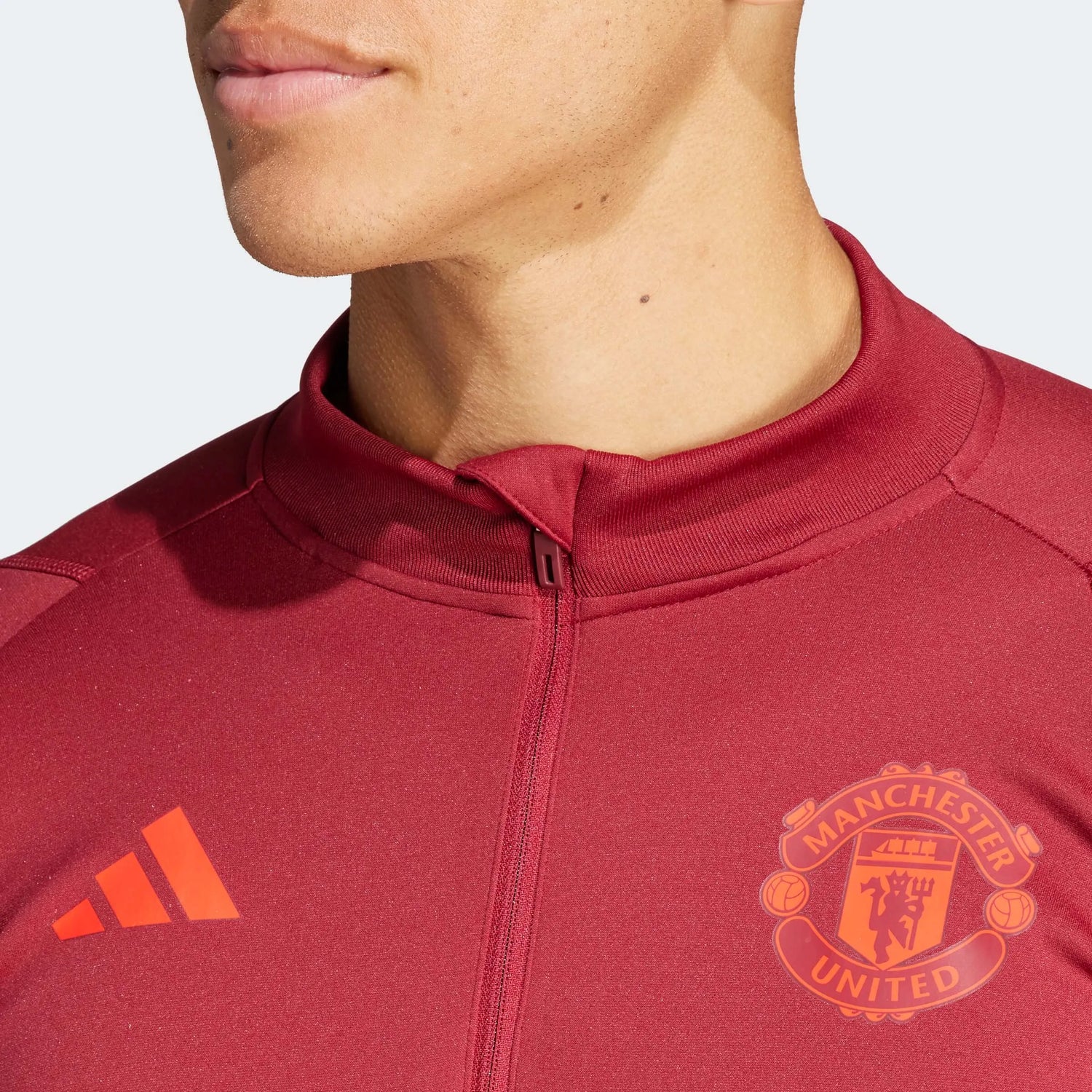 adidas 2023-24 Manchester United Men's EU Tiro 23 Training Top (Detail 1)