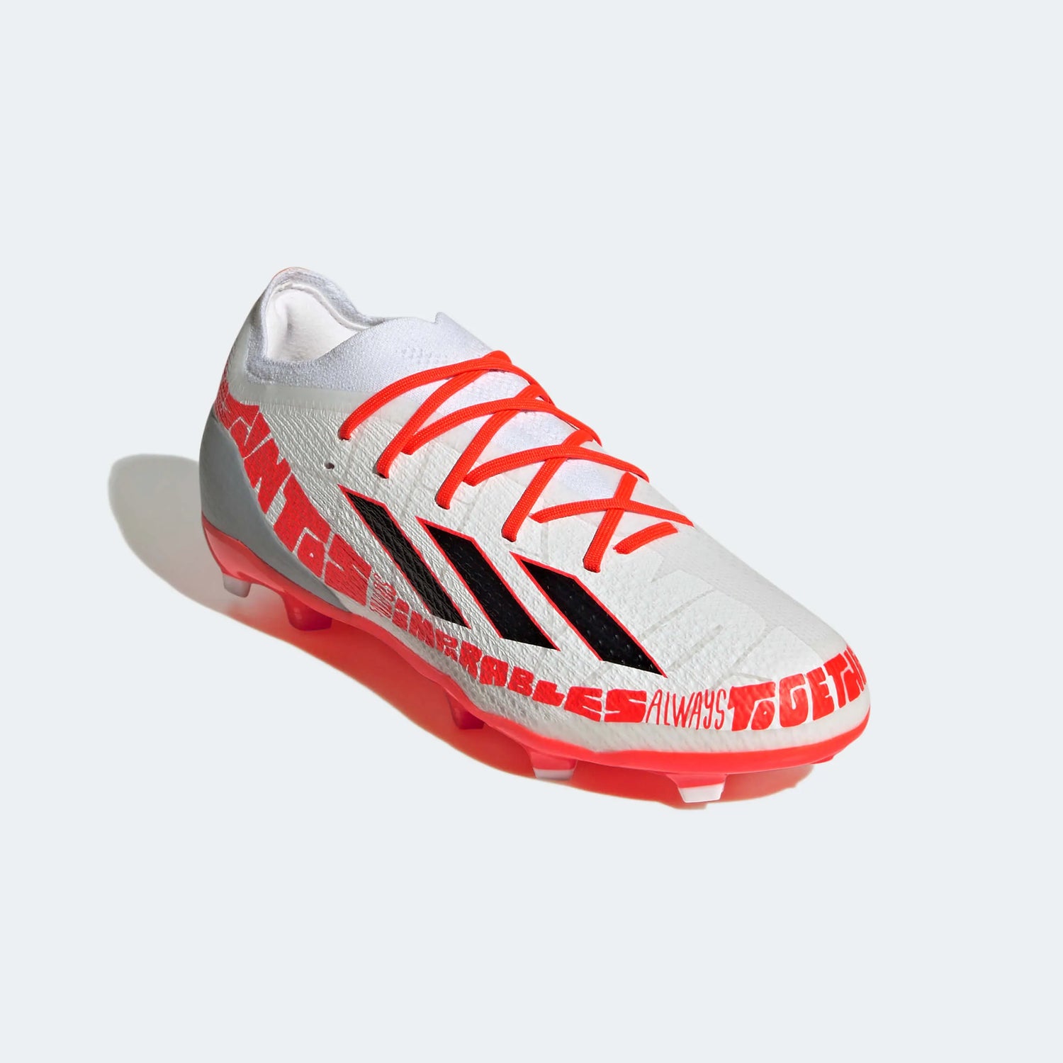 adidas JR X SpeedPortal Messi .1 FG - White-Black-Solar Red (Diagonal 1)