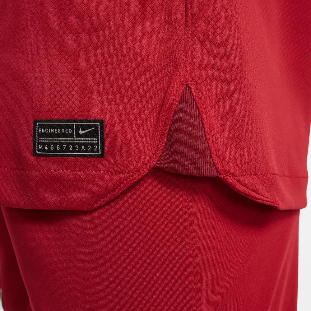 Nike 22-23 Liverpool FC Youth Home Jersey - Red-White (Detail 4)