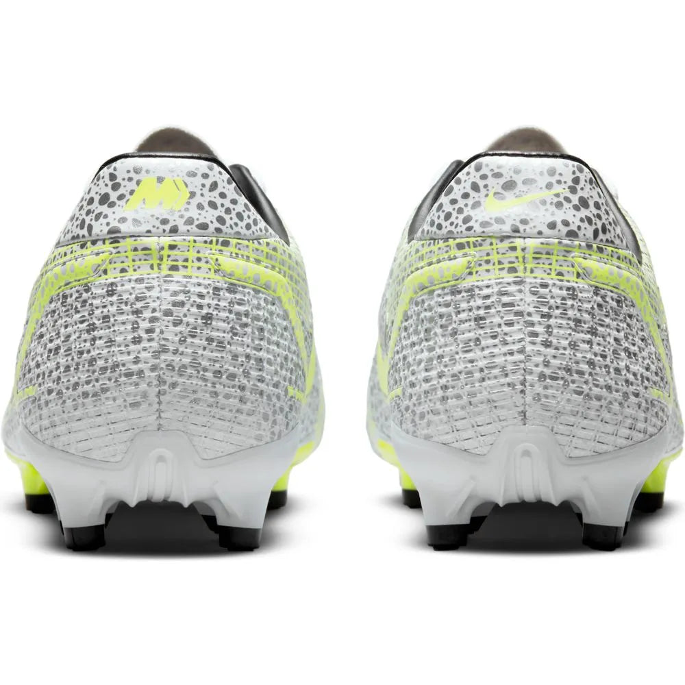 Nike Vapor 14 Academy FG-MG - White-Grey-Volt (Pair - Back)