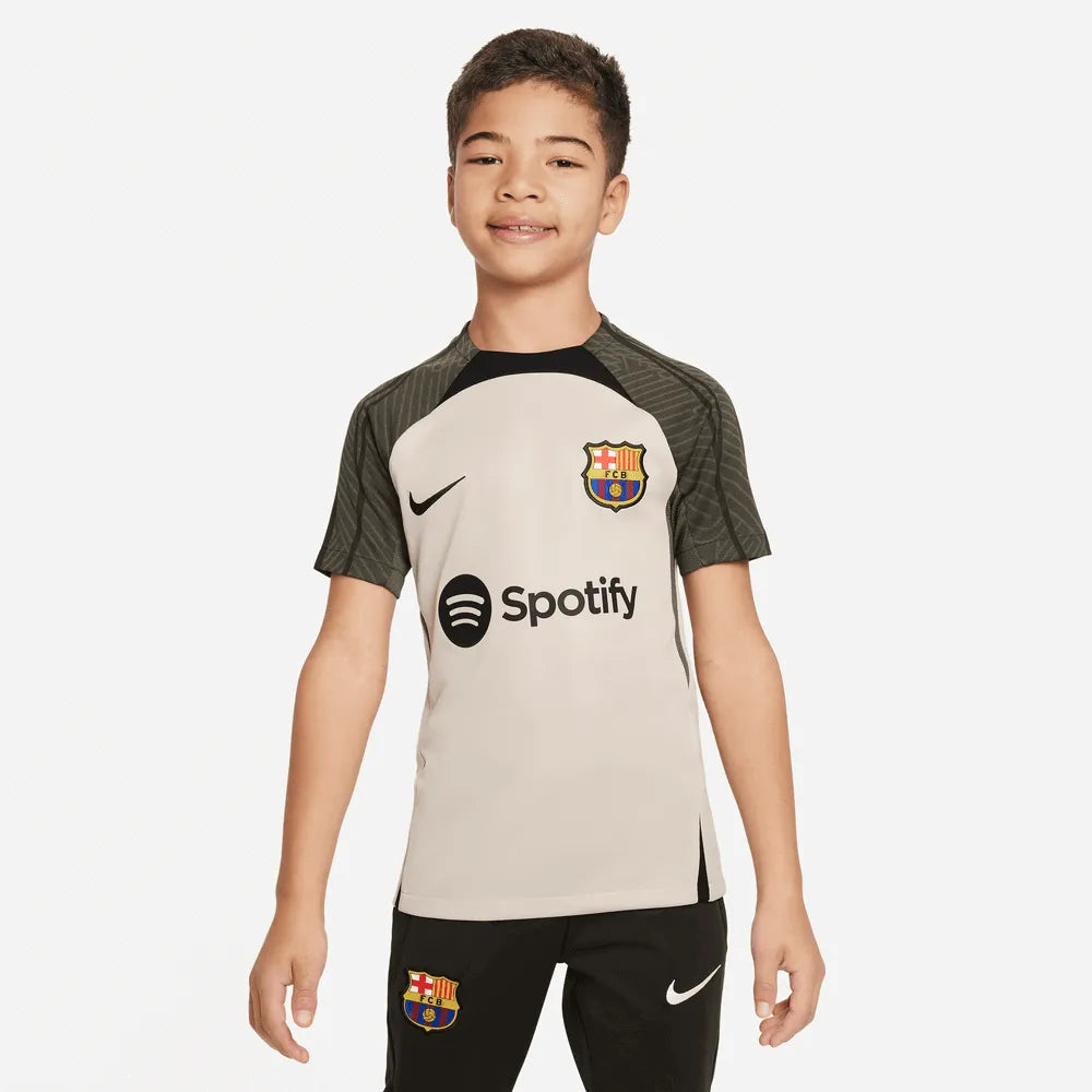 Nike 2023-24 Barcelona Youth DF Strike Top (Model - Front)