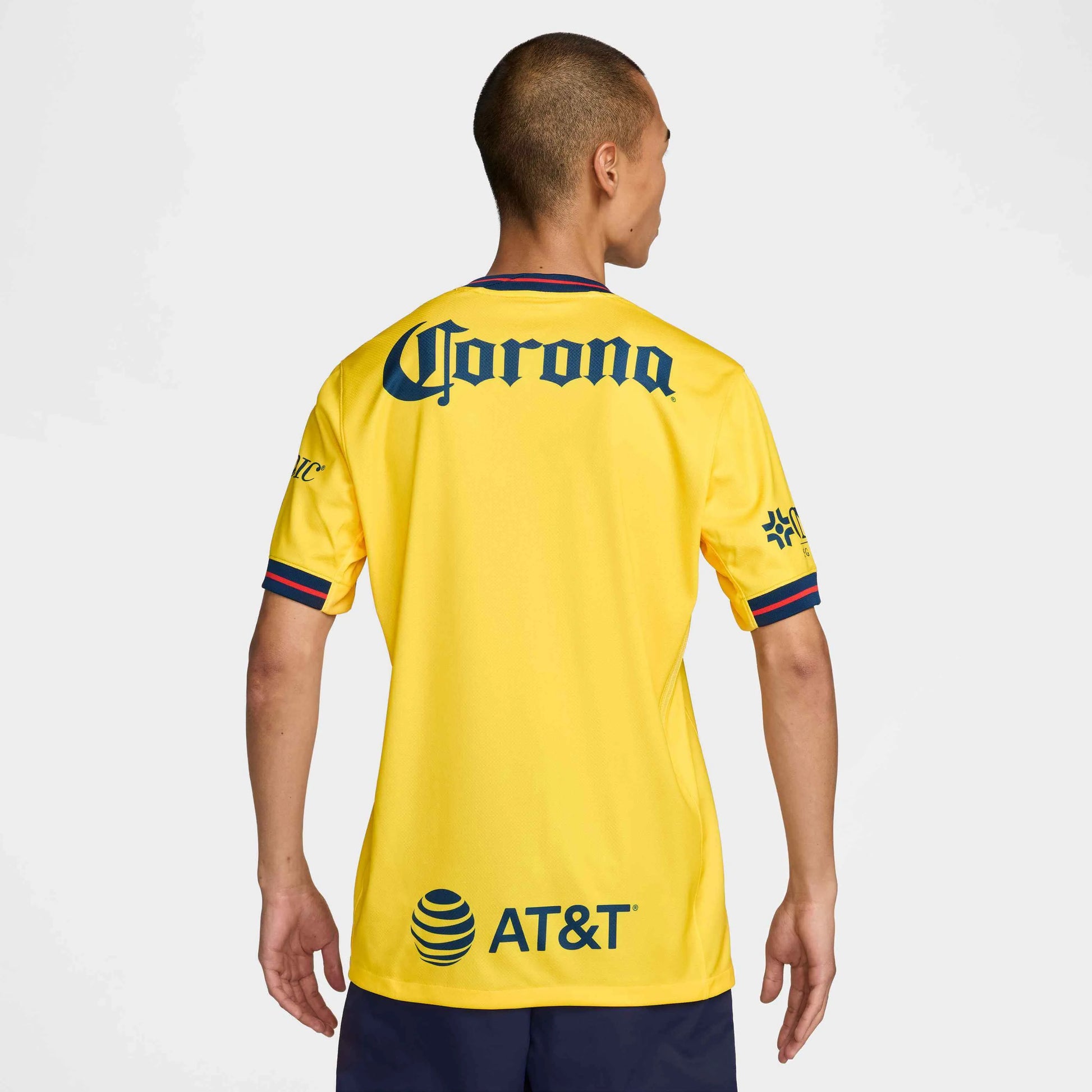 Nike 2024-25 Club America Men's Stadium Home Jersey (Model - Back)