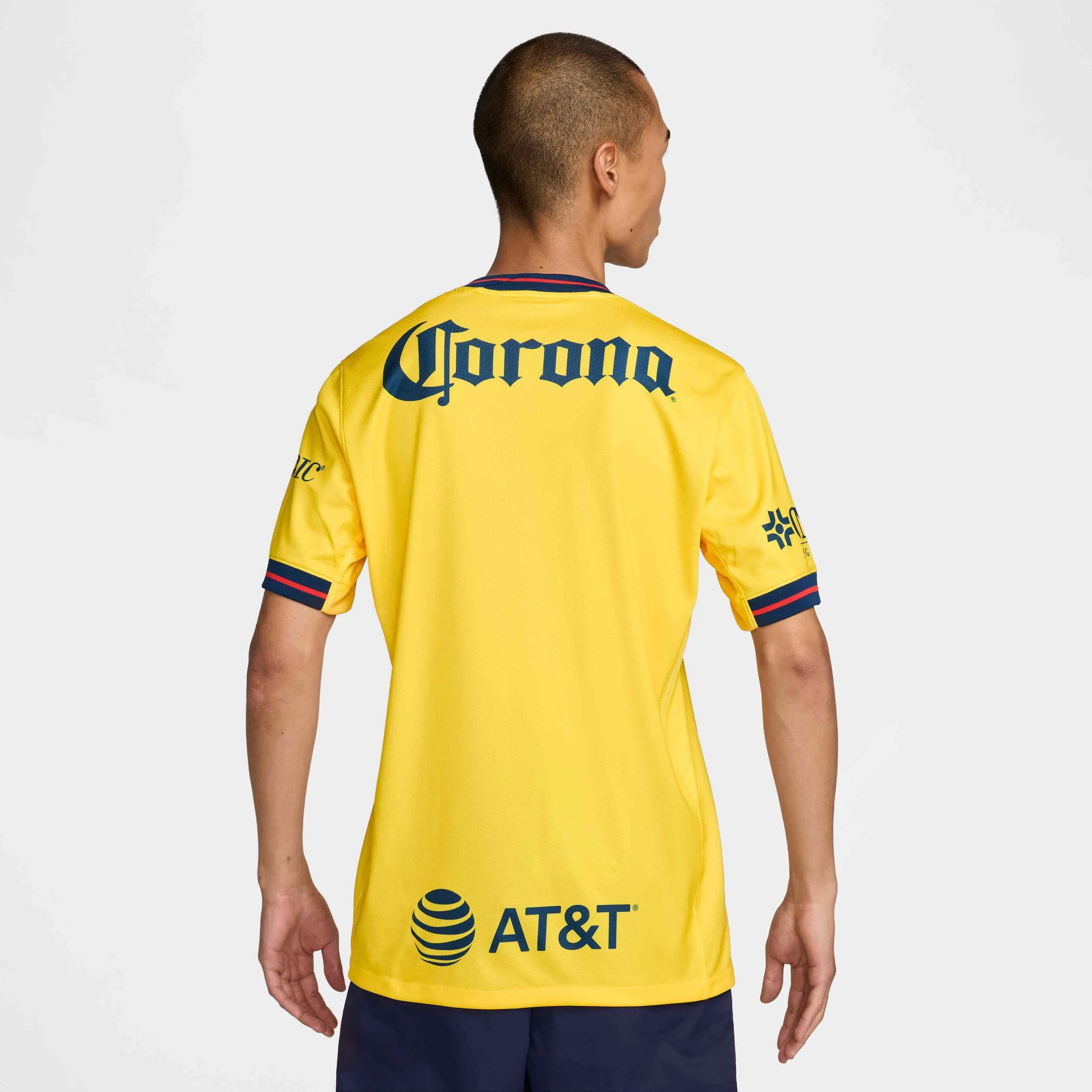 Nike 2024-25 Club America Men's Stadium Home Jersey (Model - Back)