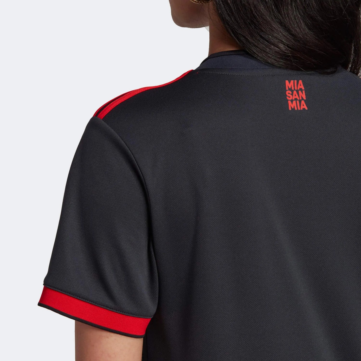 adidas 2022-23 Bayern Munich Women's Third Jersey - Night Grey (Detail 2)