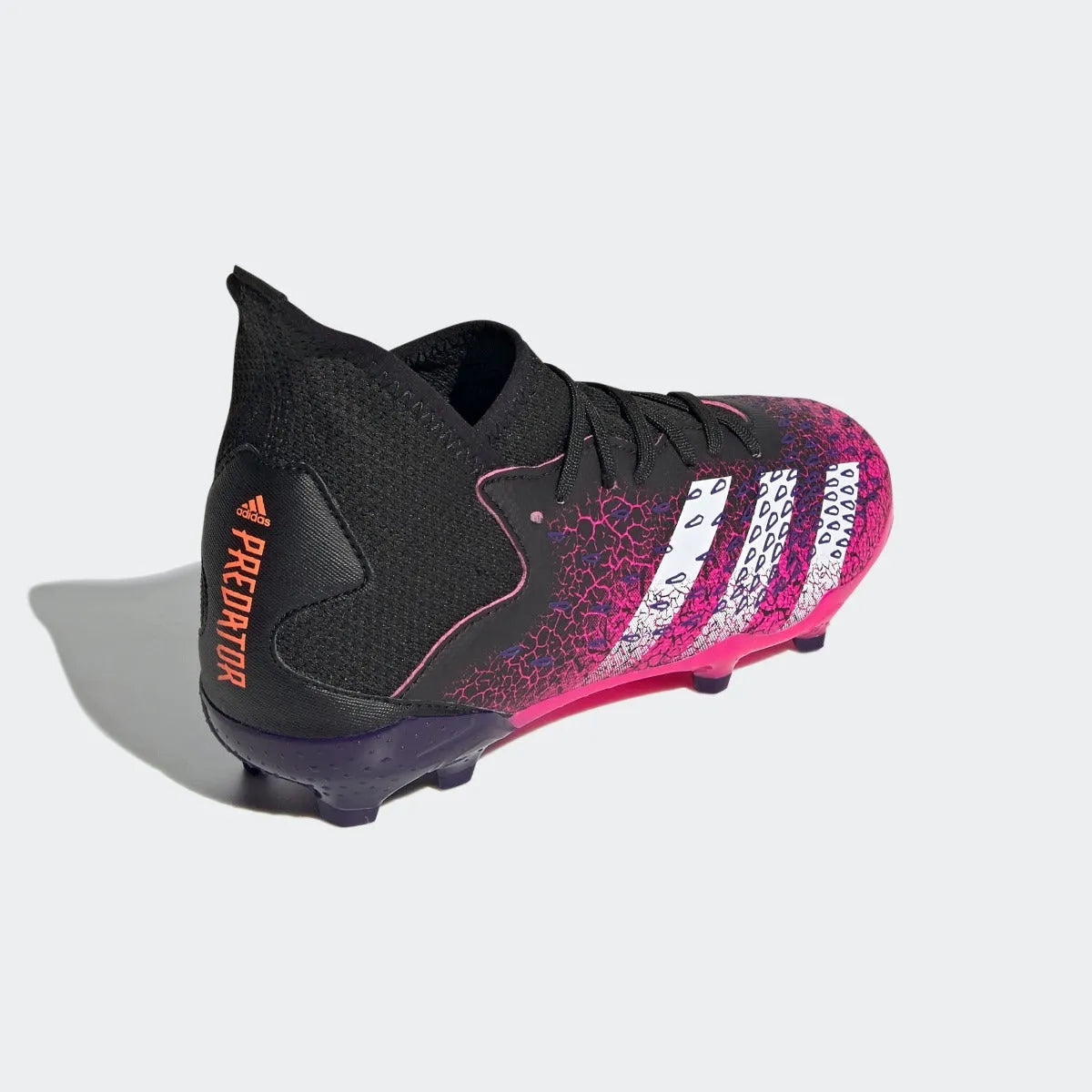 Adidas JR Predator Freak .3 FG - Black-Pink-Purple (Diagonal 2)