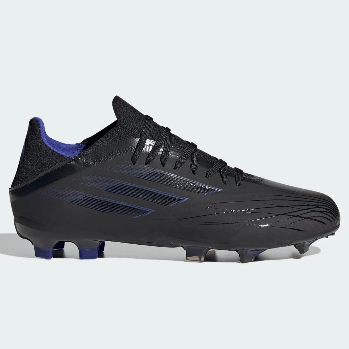 Adidas JR X Speedflow .1 FG - Black-Sonic Ink (Side 1)