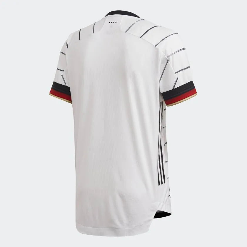 adidas 2020-21 Germany Home Authentic Jersey - White-Black