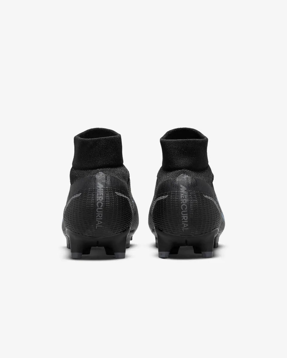 Nike Superfly 8 PRO FG - Black-Blue (Pair - Back)