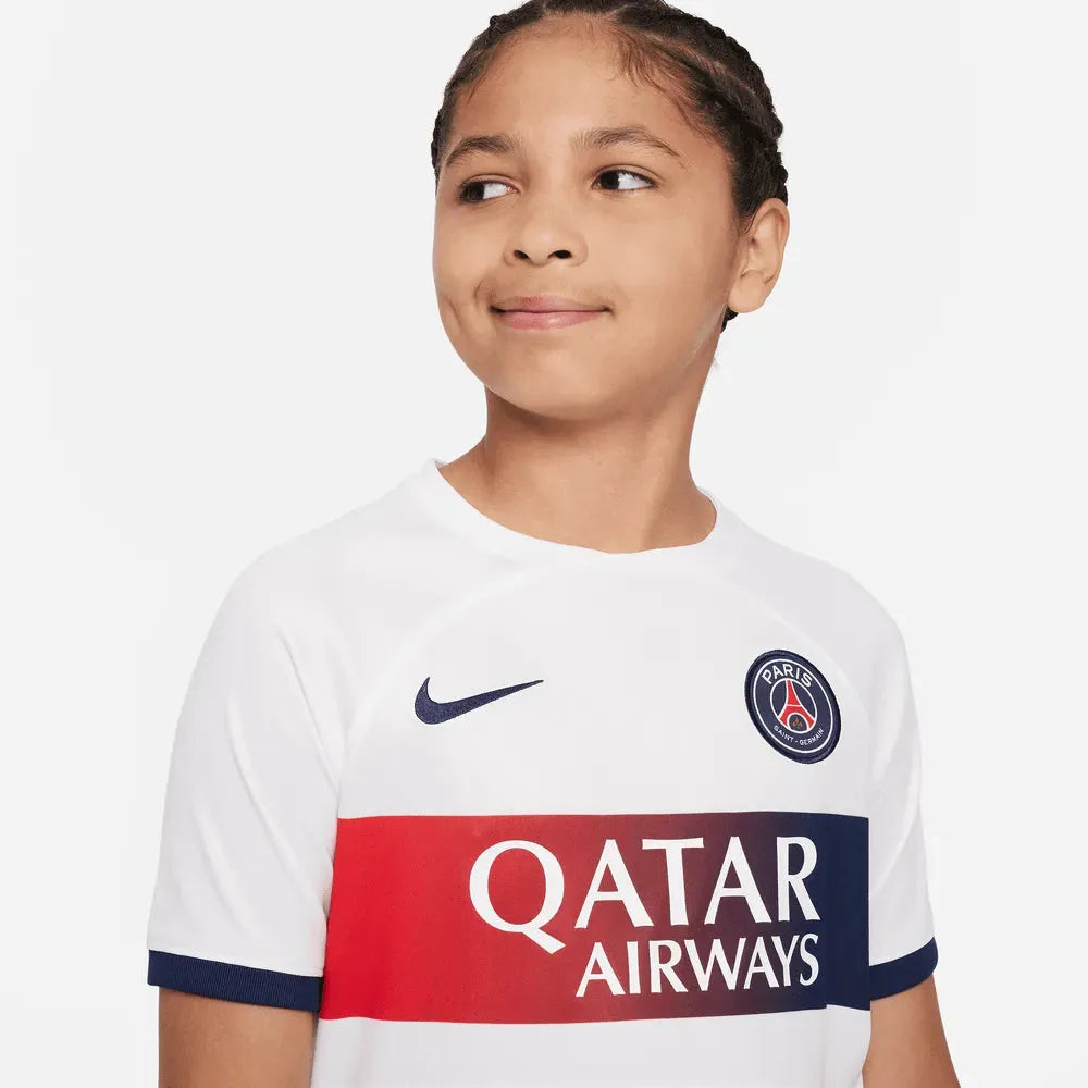Nike 2023-24 PSG Youth Stadium Away Jersey (Detail 1)