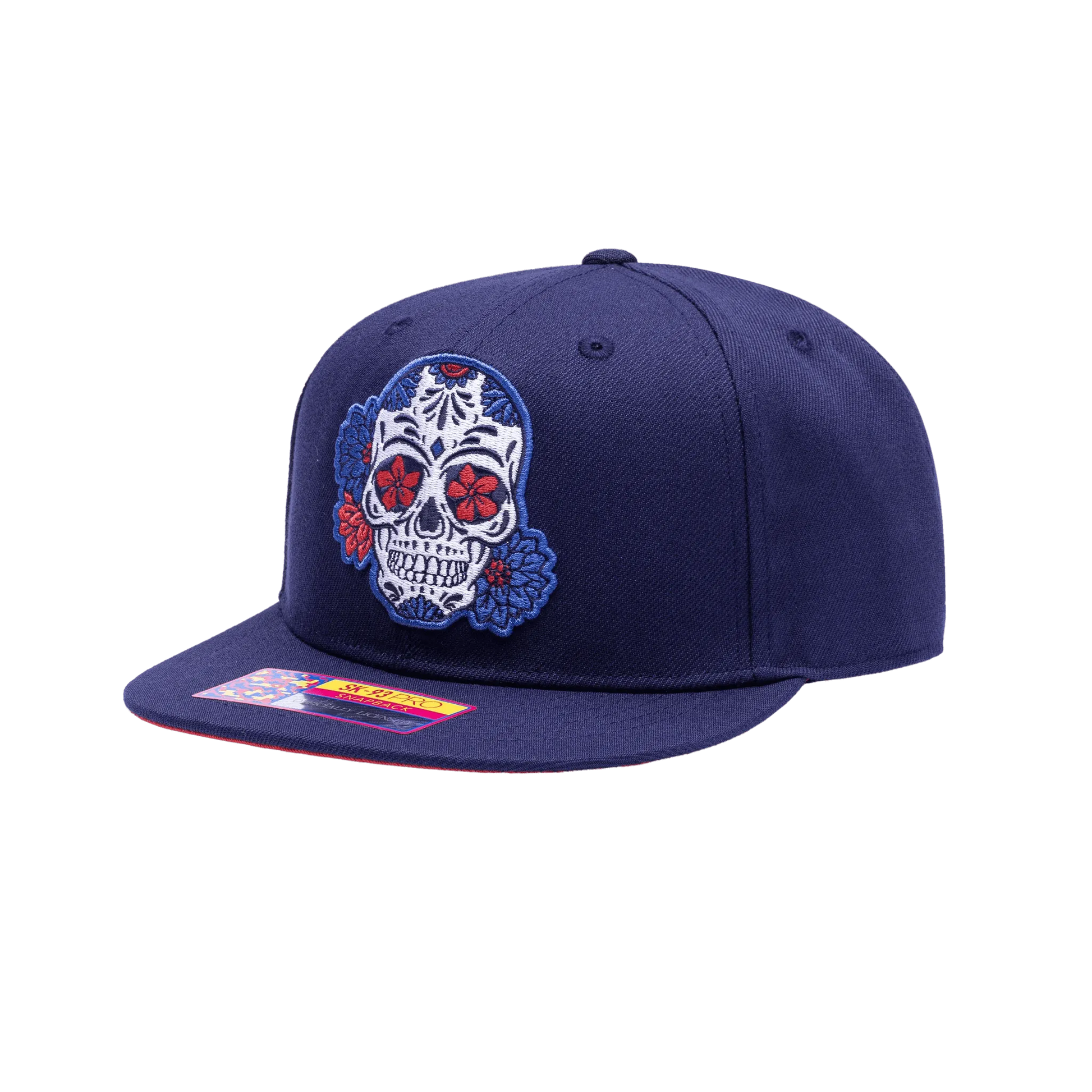 FI Collection Cruz Azul Me Da Mi Calaverita Snapchat Hat (Lateral - Side 1)