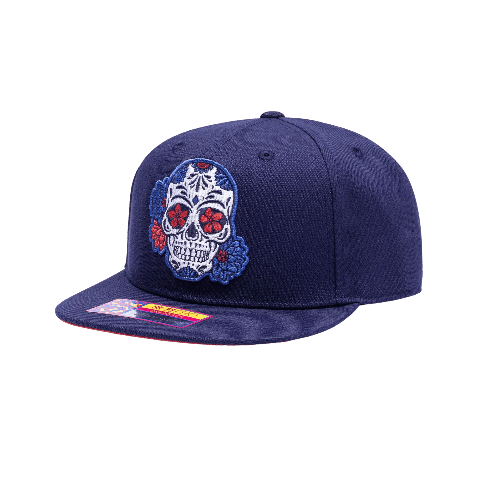 FI Collection Cruz Azul Me Da Mi Calaverita Snapchat Hat (Lateral - Side 1)
