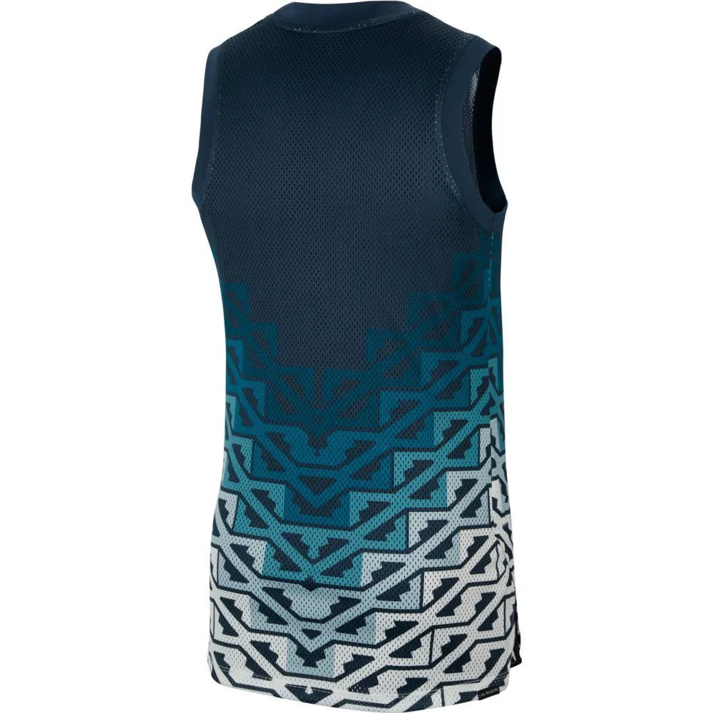 Nike 2021-22 Club America DF Sleeveless Basketball Top - Navy (Back)