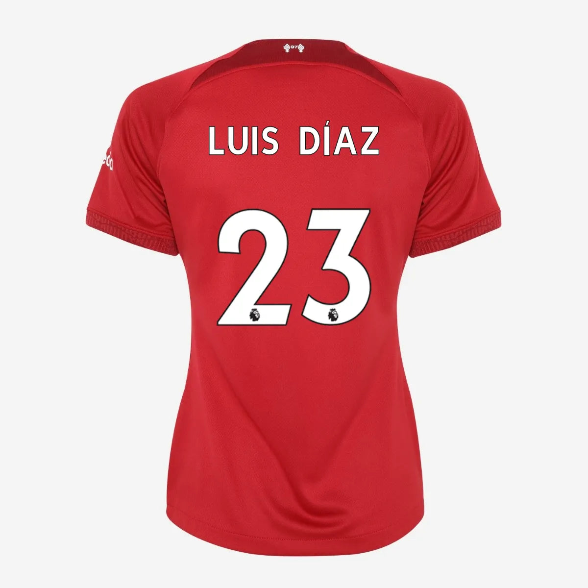 Nike 2022-23 Liverpool FC Womens Stadium Home Jersey - Red (Luis Diaz)