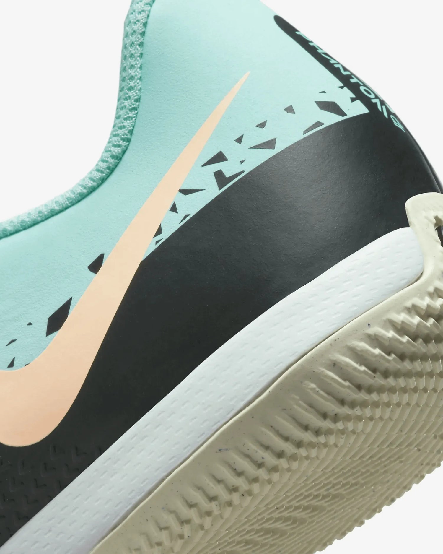Nike JR Phantom GT2 Academy Indoor - Glacier Ice-Black (Detail 2)