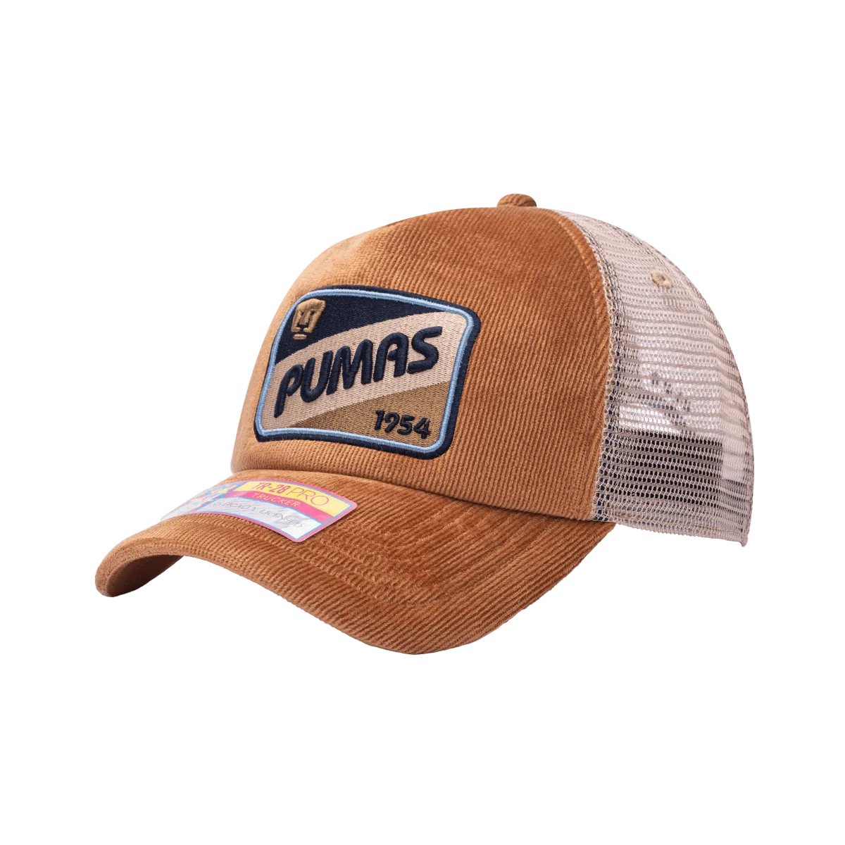 FI Collection Pumas Camionero Trucker Hat - Brown (Diagonal 1)