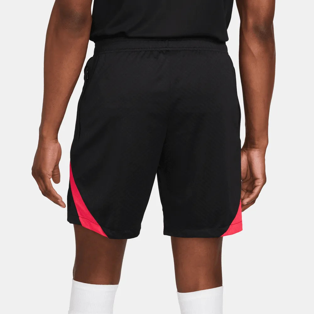 Nike 2022-23 Liverpool DF Strike Shorts - Black-Siren Red (Back)