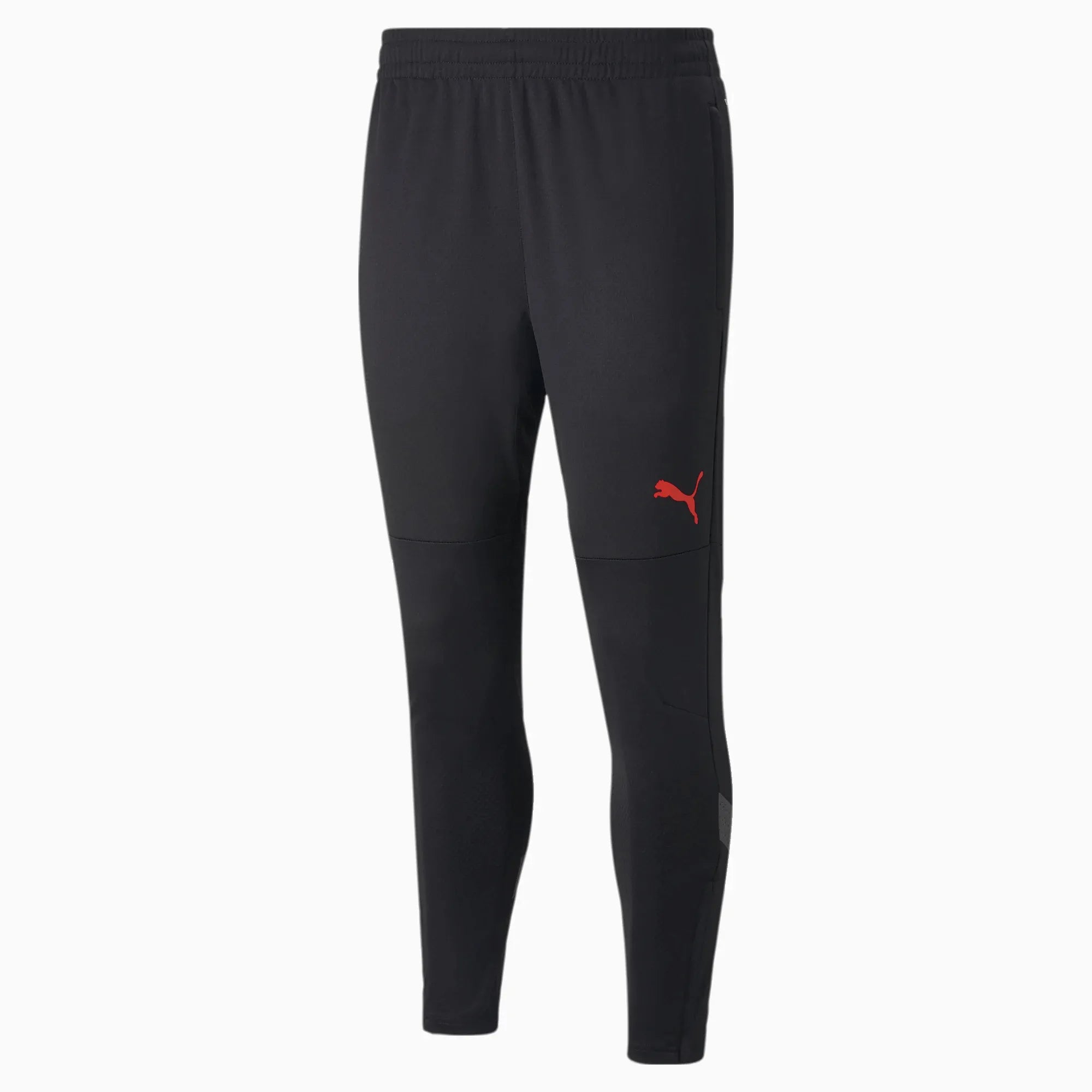 Puma 2022-23 AC Milan Training Pants - Black-Red (Front)