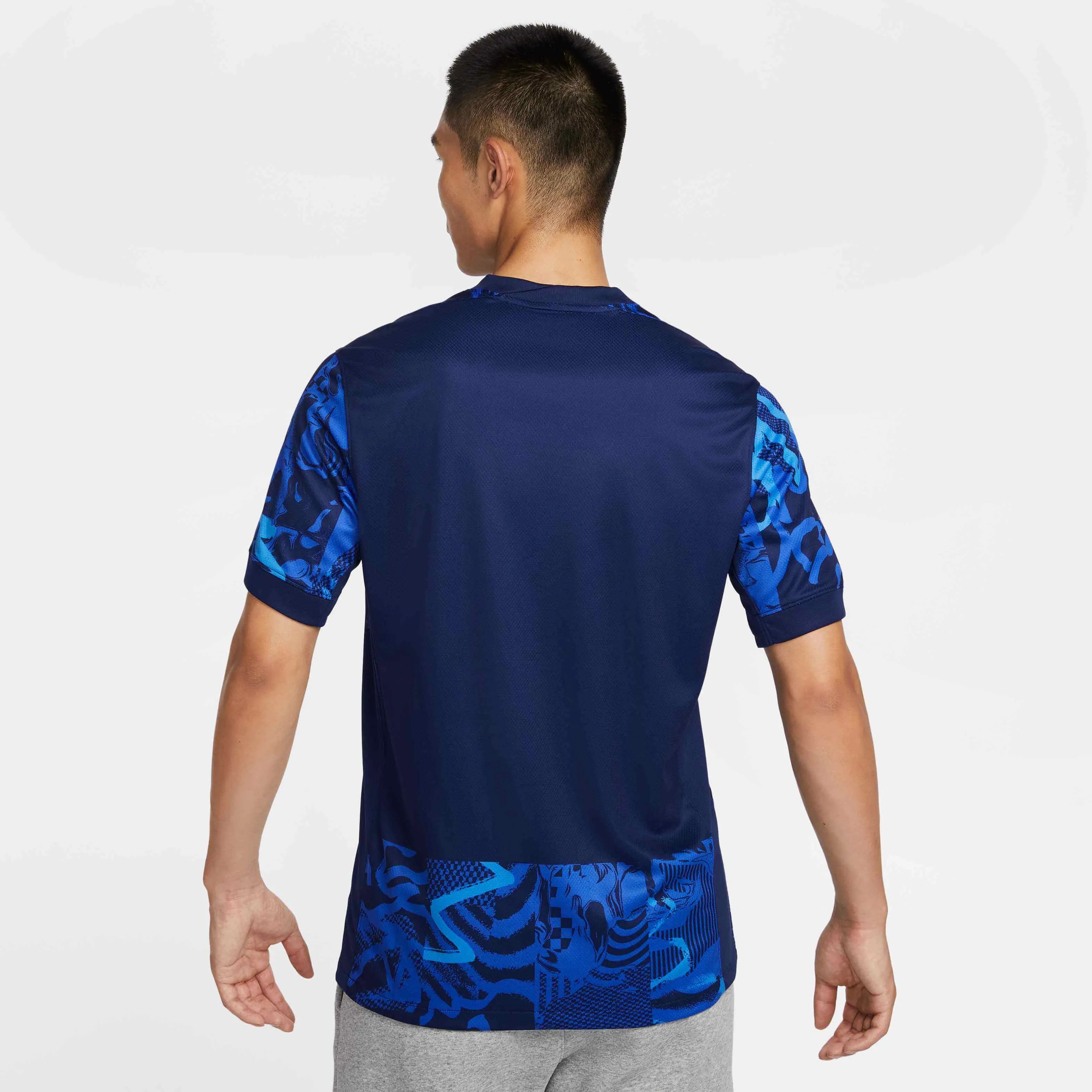 Nike 2024-25 Atletico Madrid Men's Stadium Third Jersey (Model - Back)