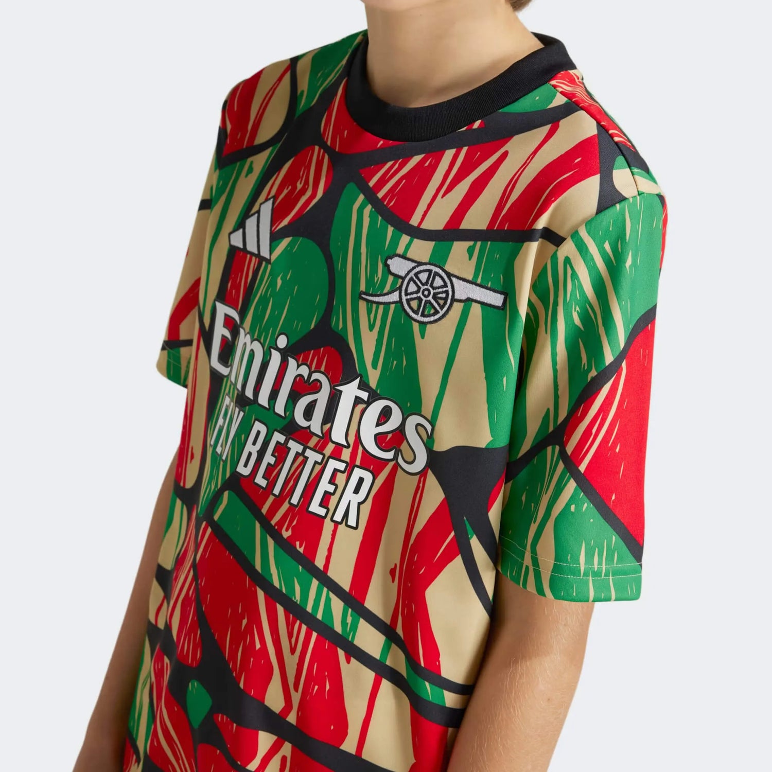 adidas 2024 25 Arsenal Youth Pre Match Jersey