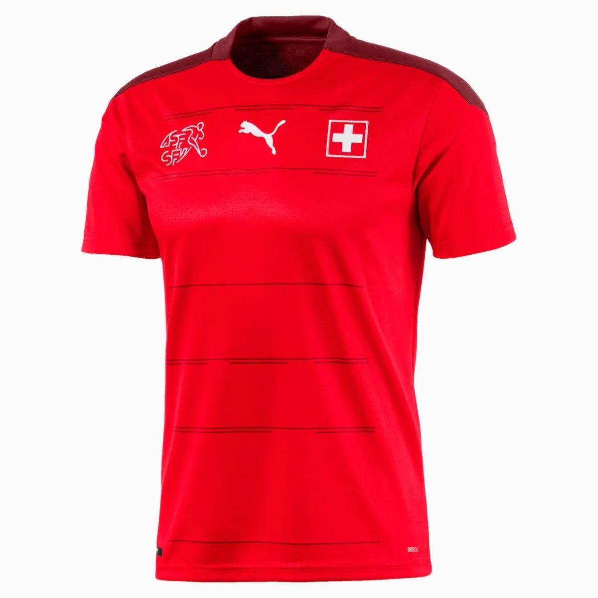 Puma 2021-22 Switzerland Home Jersey - Puma Red (Front)