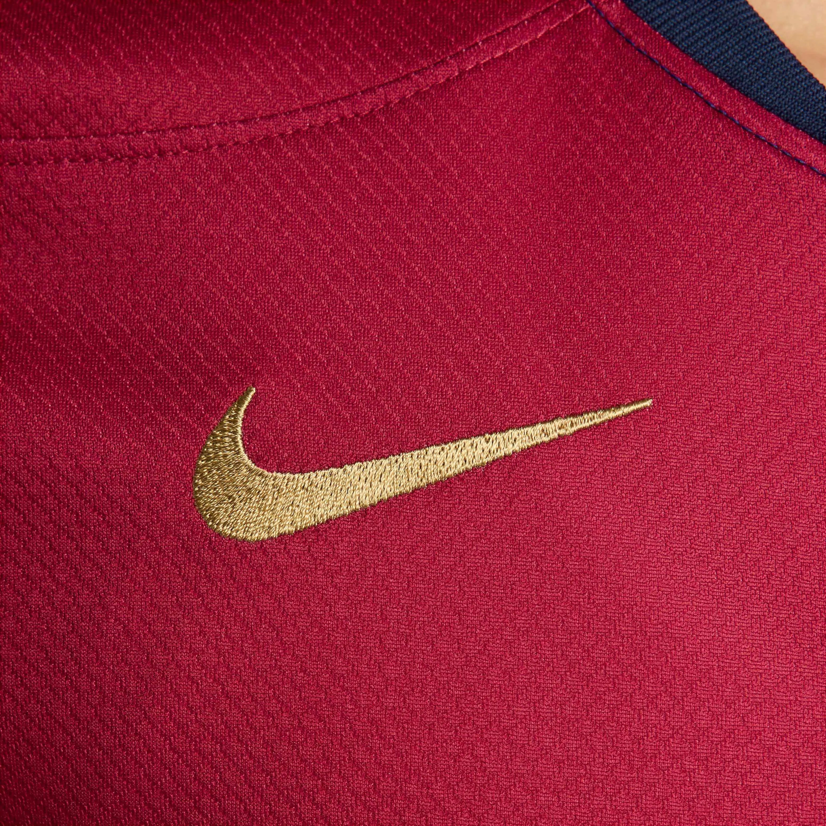 Nike 2024-25 Barcelona Women's Stadium Home Jersey (Detail 4)