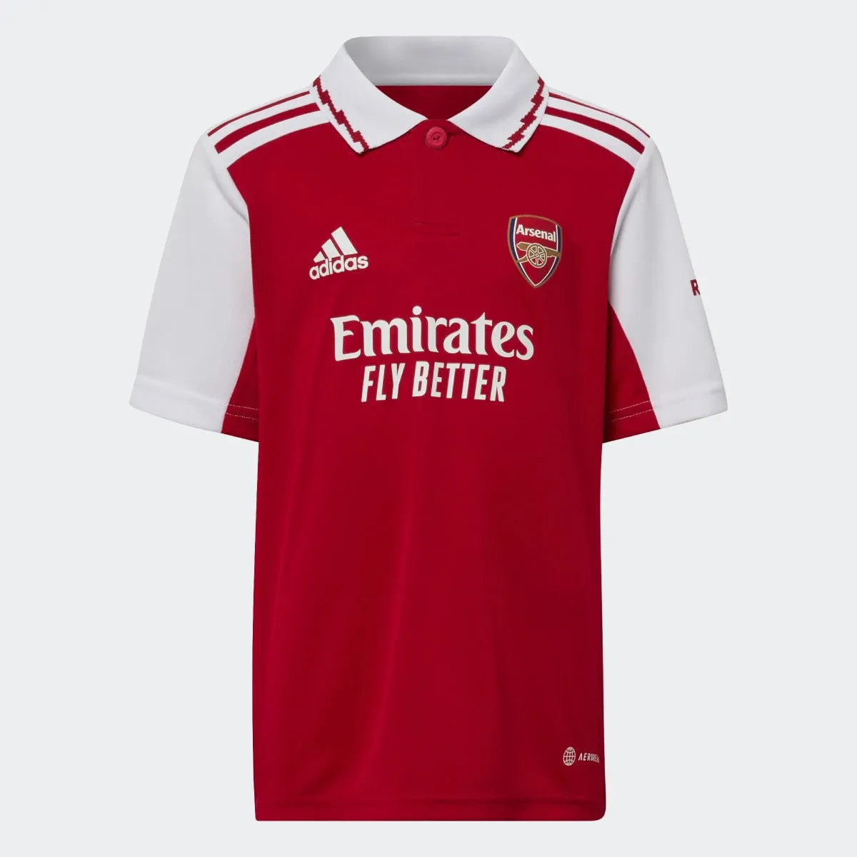 adidas 22-23 Arsenal Home Mini Kit - Scarlet-White (Jersey - Front)
