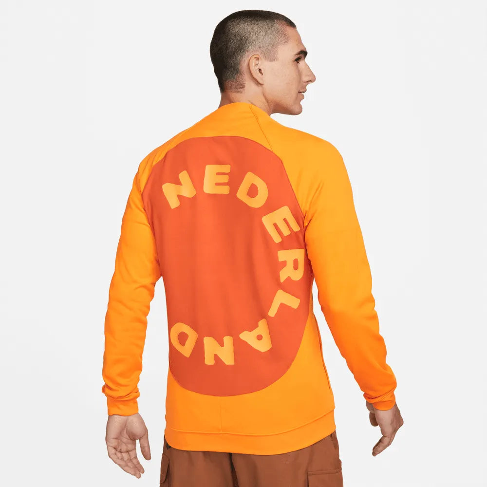 Nike 2022-23 Netherlands Academy Pro Jacket (Model - Back)
