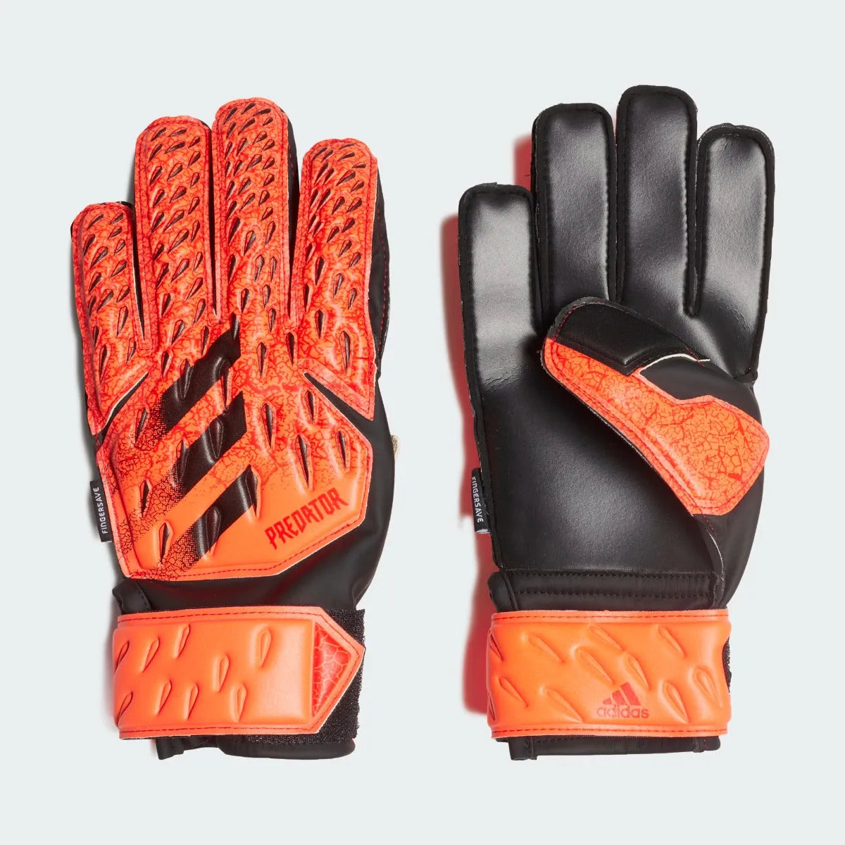 Adidas JR Predator Match FS  Goalkeeper Gloves - Orange-Black (Pair)