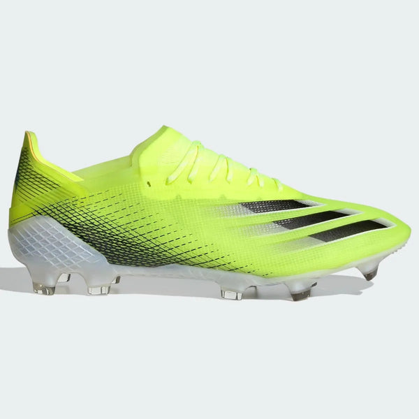 Adidas X Ghosted.1 FG - Volt-Black Soccer Cleats | ProSoccer US