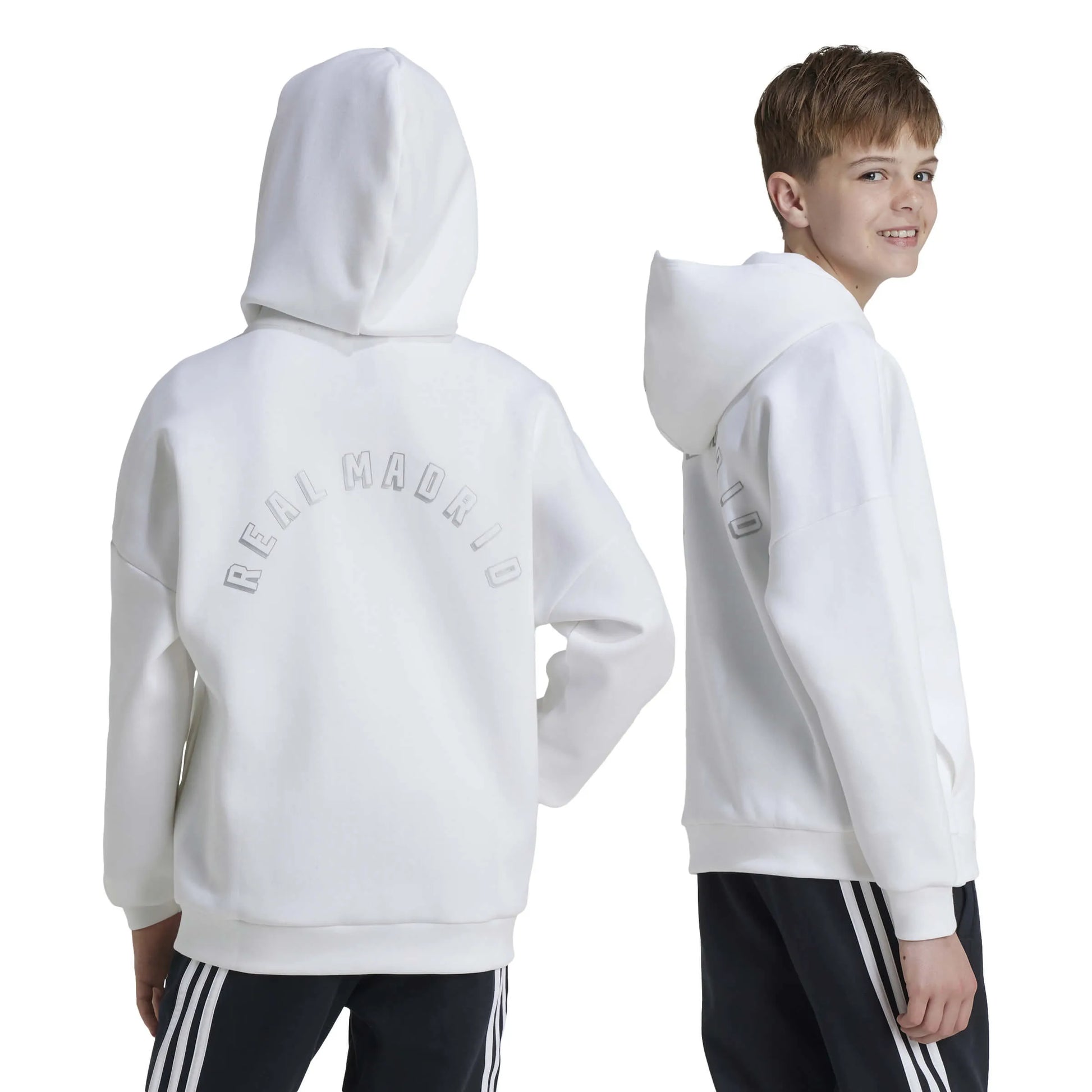 adidas 2024-25 Real Madrid Youth Anthem Jacket (Models - Back and Side)
