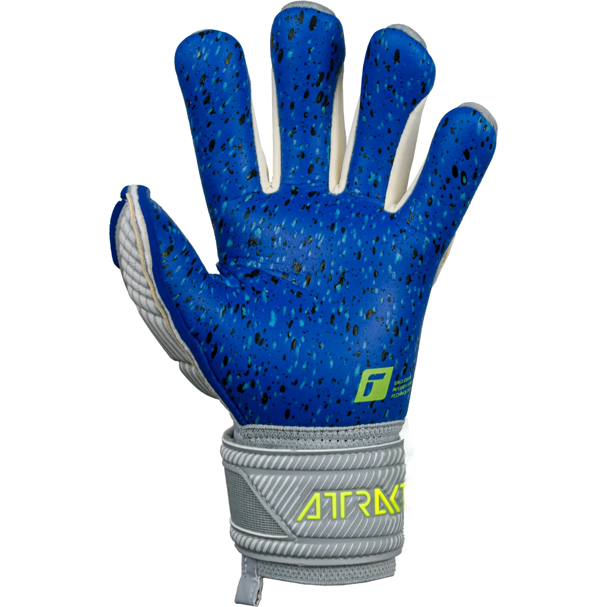 Reusch JR Attrakt Fusion FS Guardian - Grey-Yellow-Blue (Single - Inner)