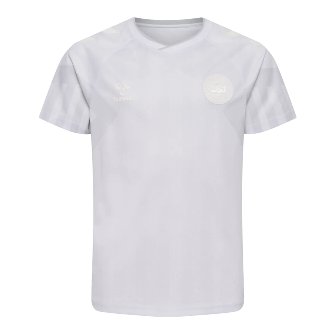 Hummel 2022-23 Denmark Youth Away Jersey - White (Front)