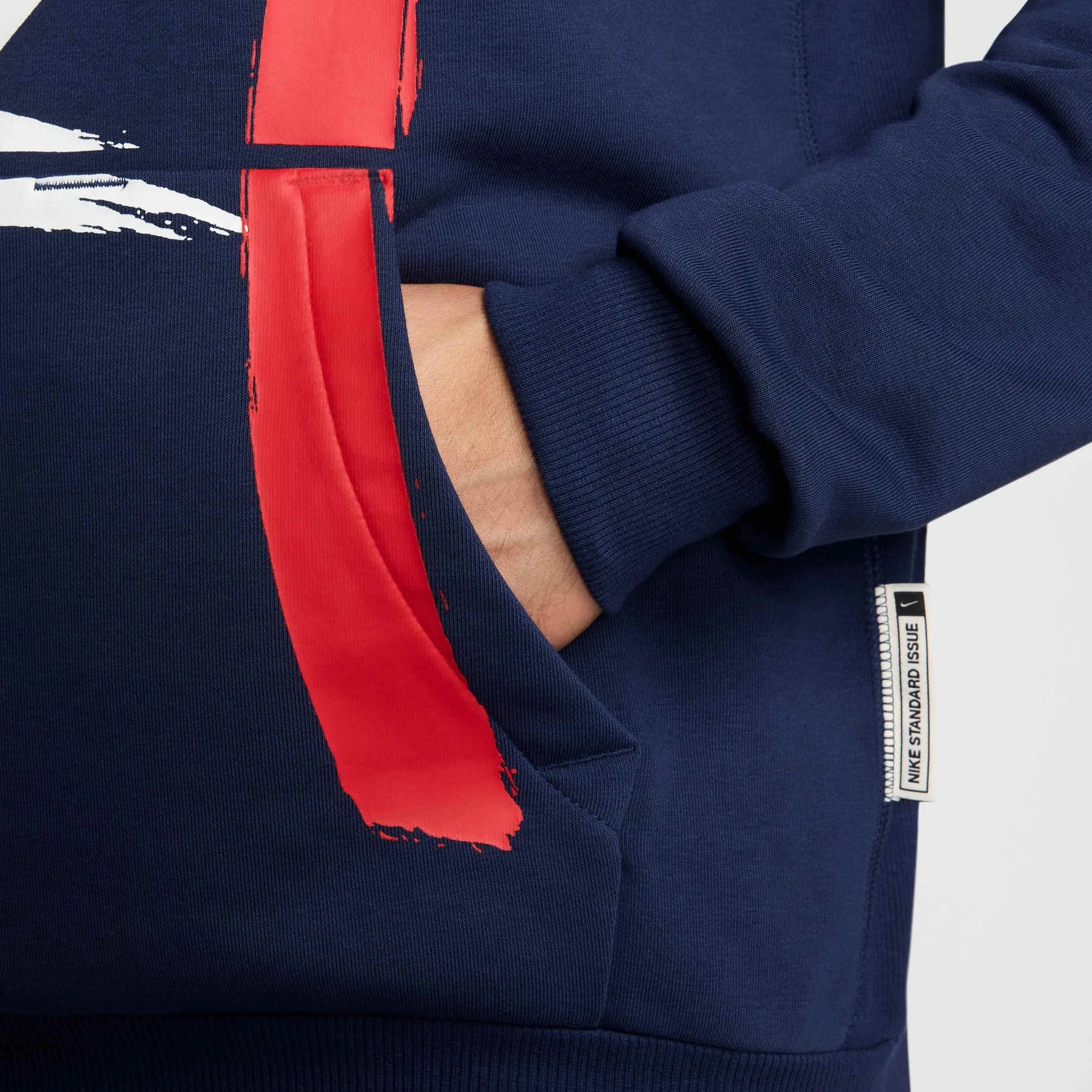 Nike 2024-25 PSG Men's Dri-Fit Pullover Hoodie (Detail 5)