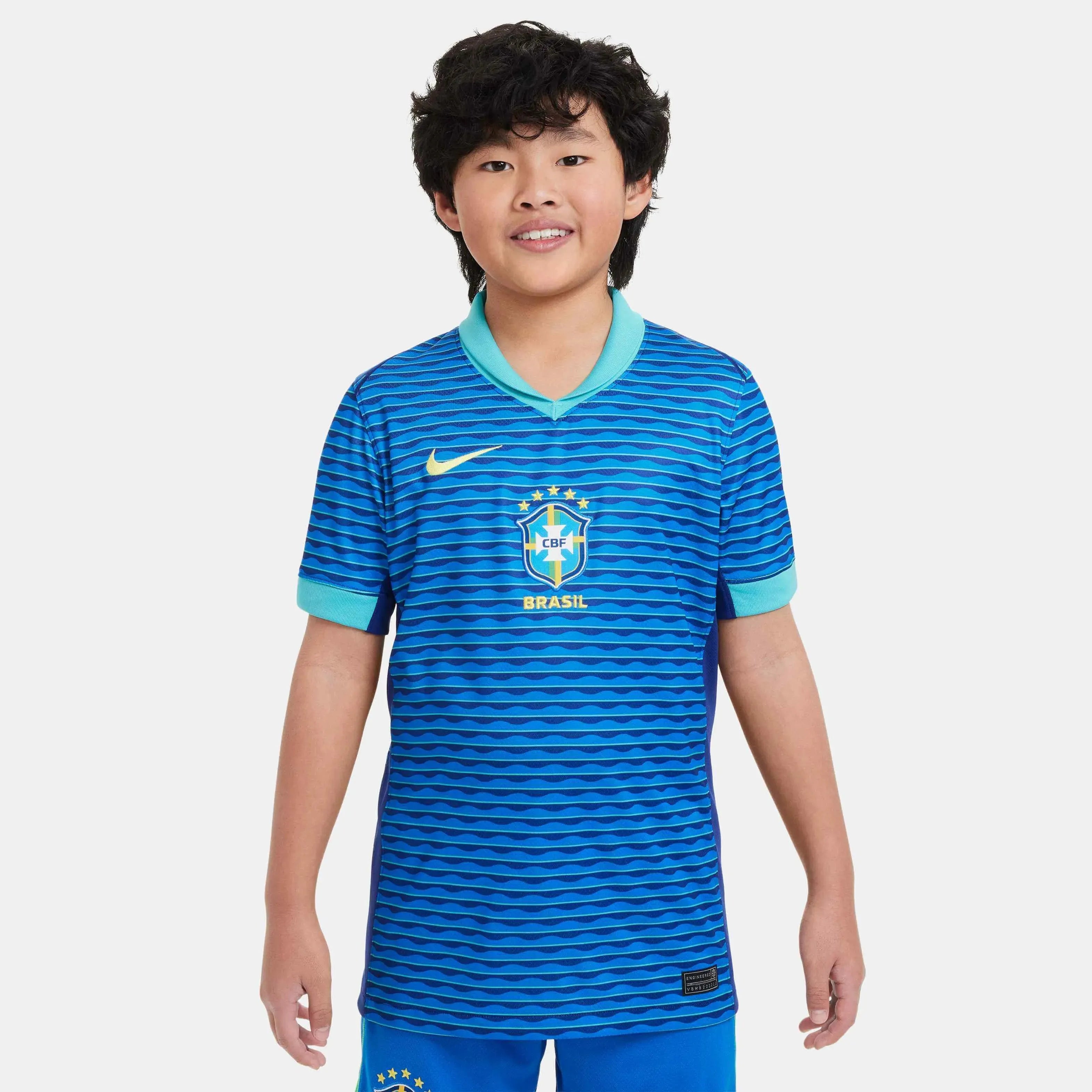 Nike 2024-25 Brazil Youth Stadium Away Jersey (Model - Front)