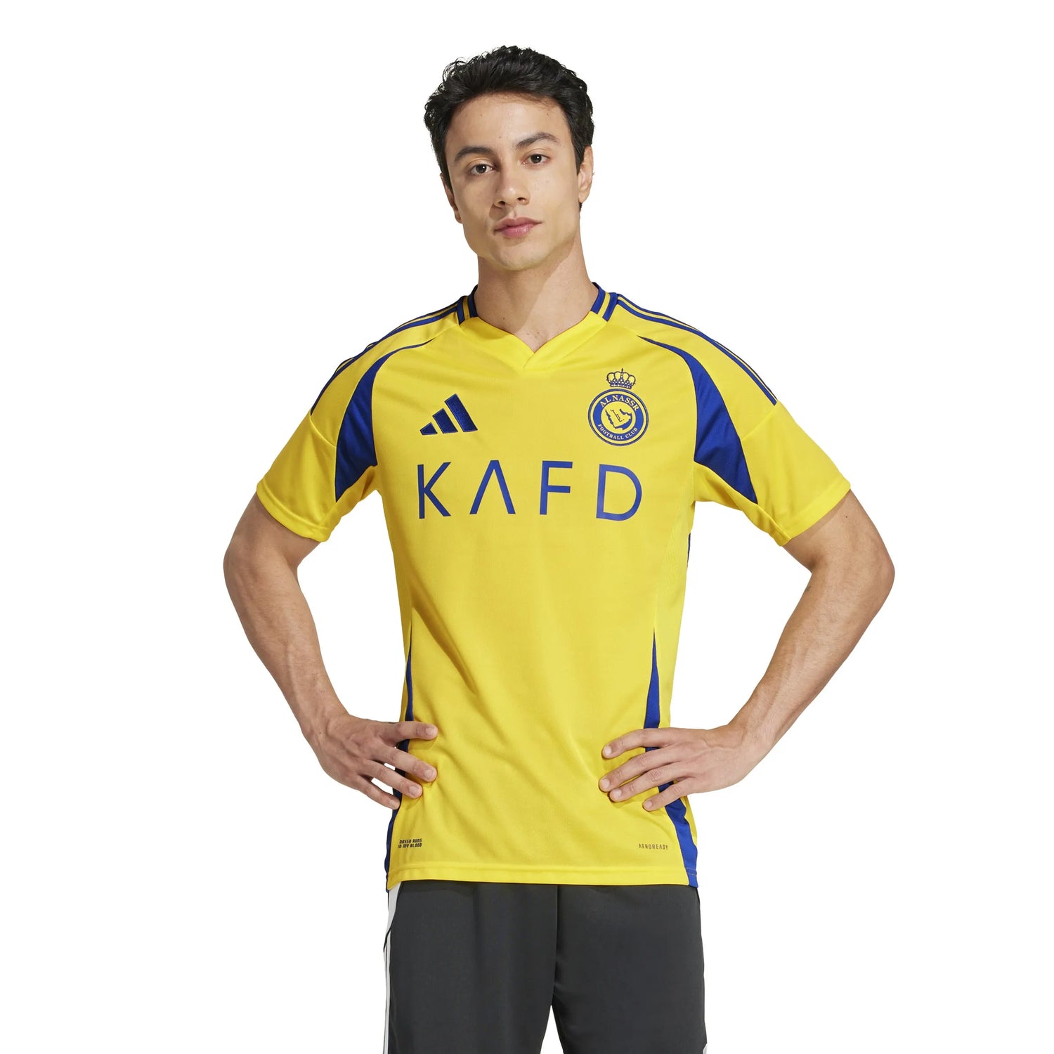 adidas 2024-25 Al Nassr Men's Stadium Home Ronaldo #7 Jersey (Model - Front)