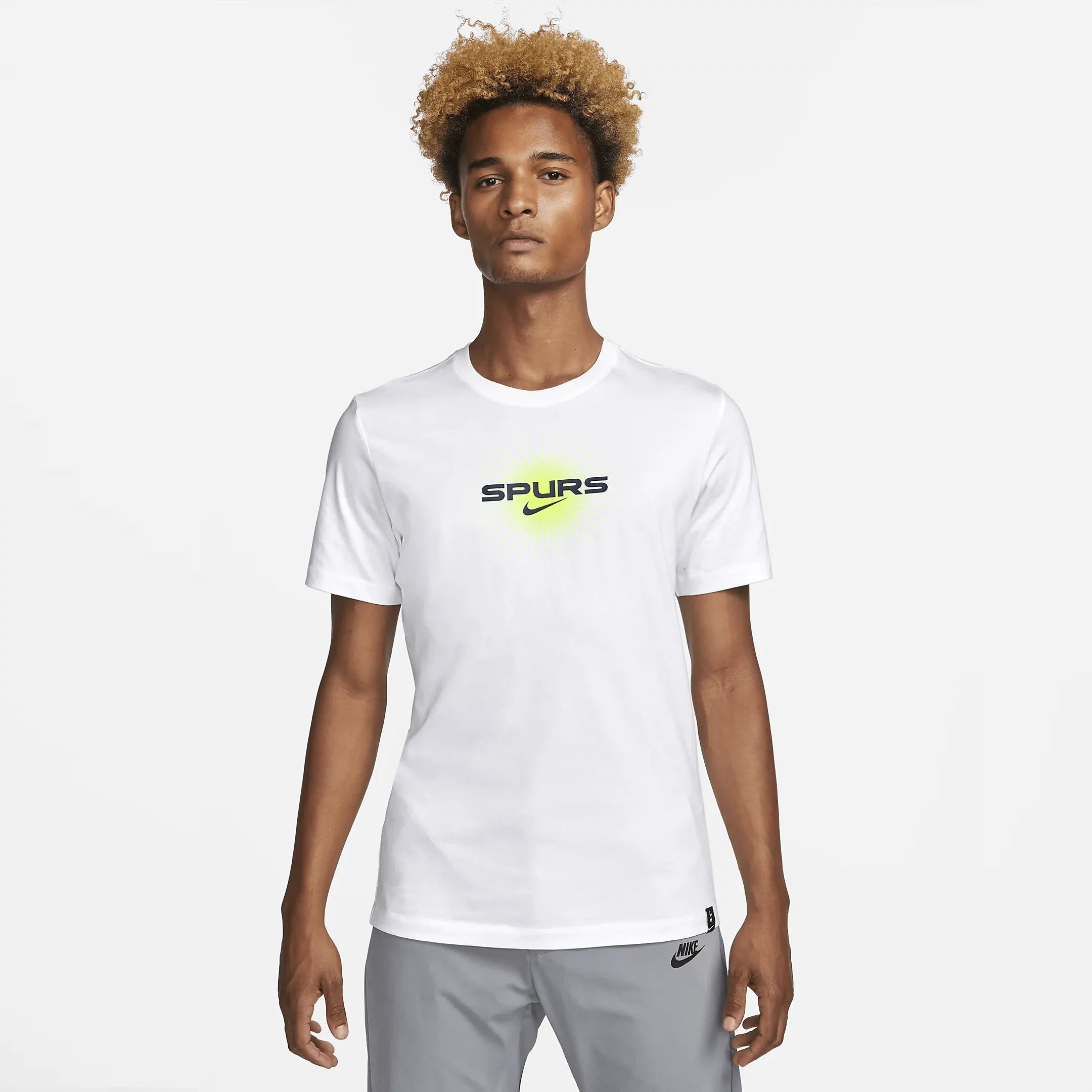 Nike 2022-23 Tottenham Voice Tee - White (Model - Front)