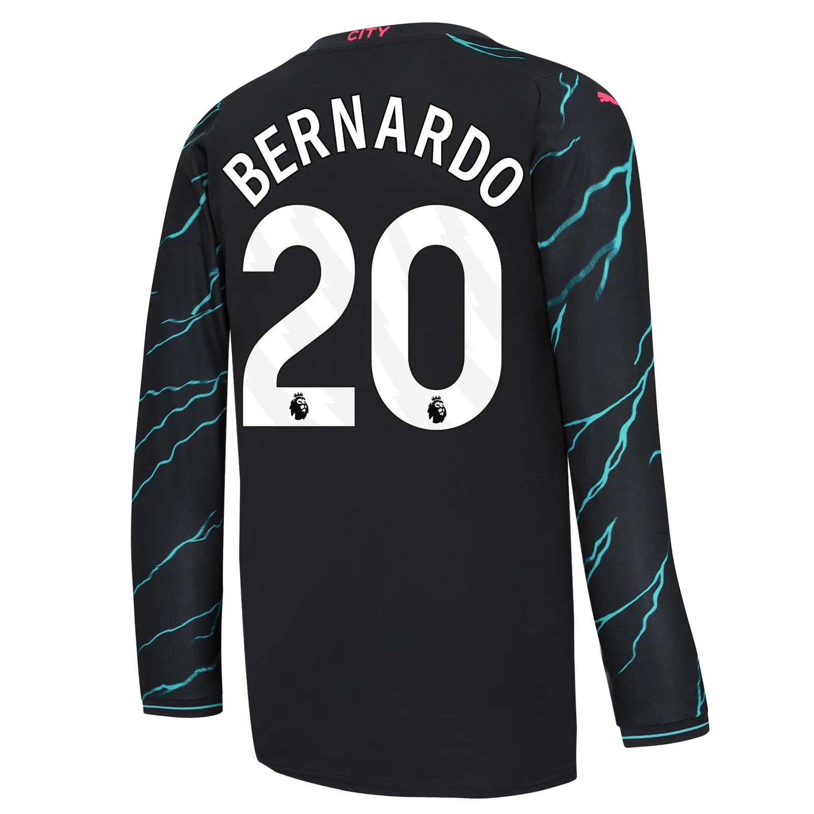 Puma 2023-24 Manchester City Men's Stadium Third Long-Sleeve Jersey