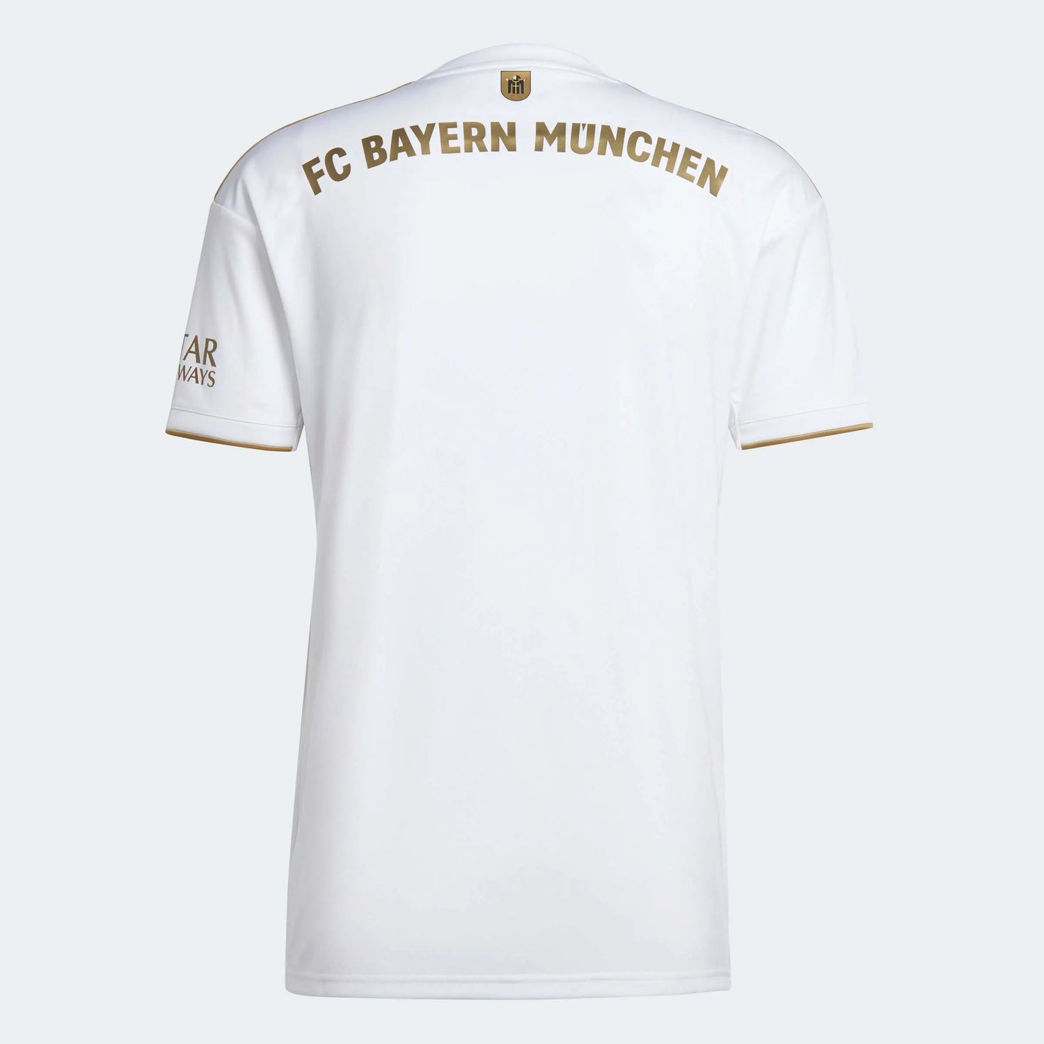 adidas 2022-23 Bayern Munich Away Jersey - White-Gold (Back)