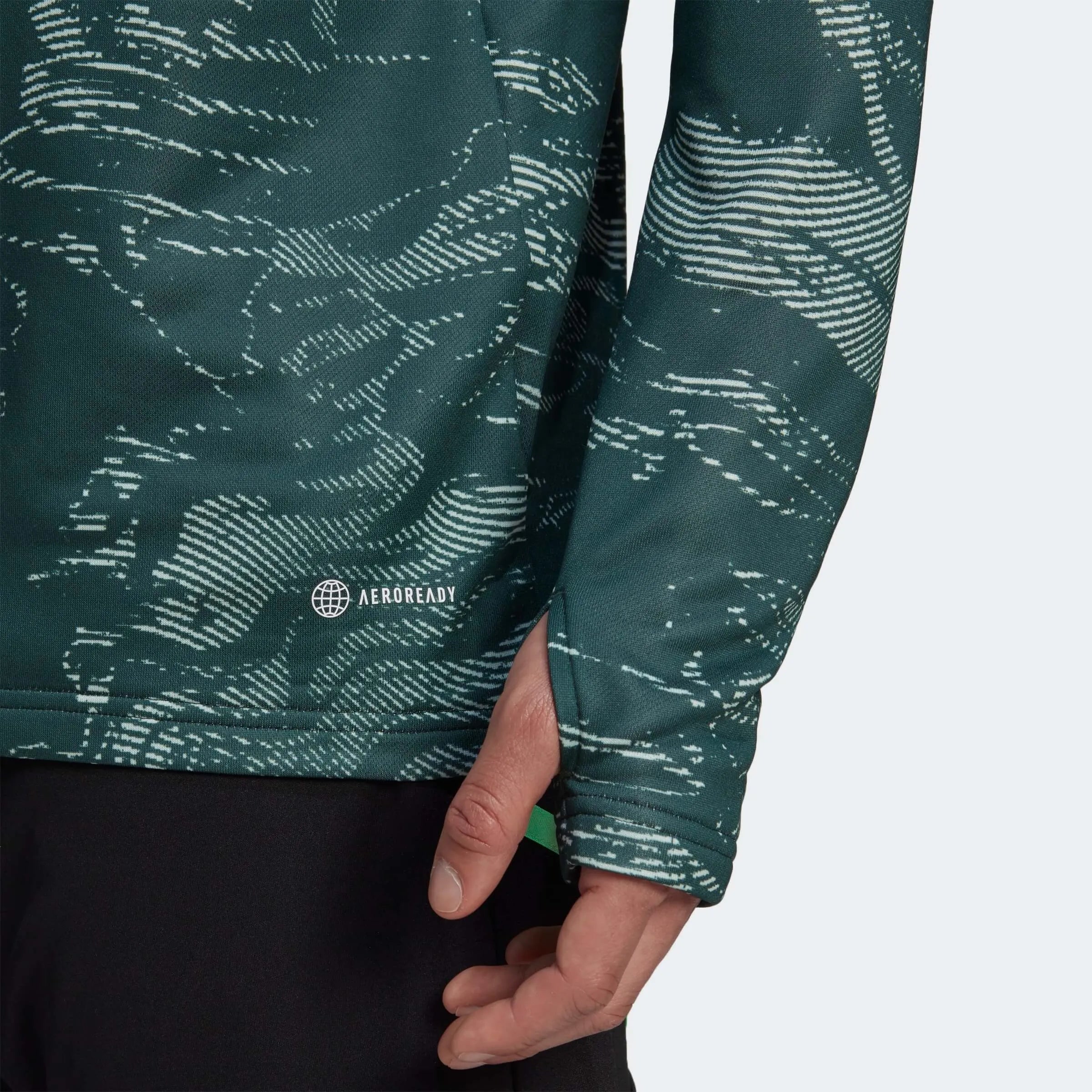 adidas 2022-23 Real Madrid EU Training Top - Green (Detail 2)