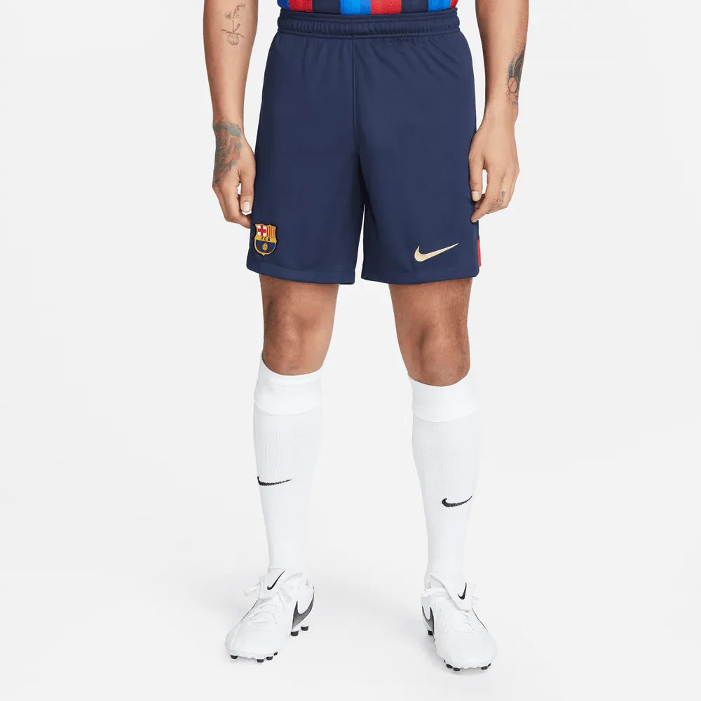 Nike 2022-23 FC Barcelona Home Shorts - Obsidian (Model - Front)