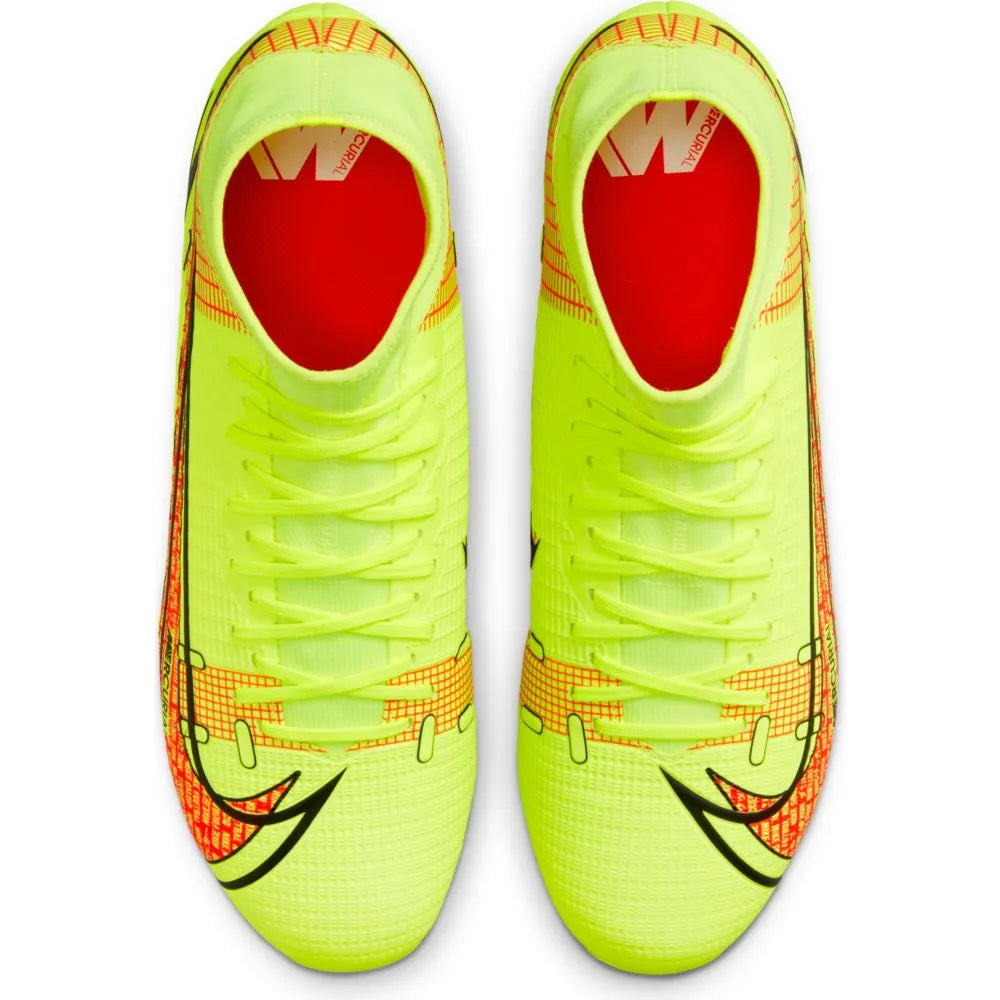 Nike Superfly 8 Academy FG-MG - Volt-Bright Crimson (Pair - Top)